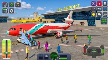 Aeroplane Flying 3D Simulator - скриншот 2