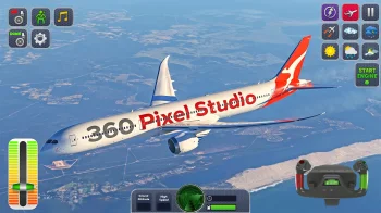 Aeroplane Flying 3D Simulator - скриншот 3