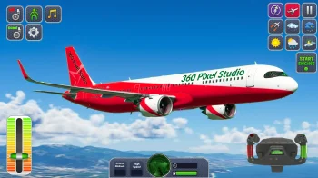 Aeroplane Flying 3D Simulator - скриншот 4