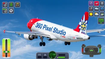 Aeroplane Flying 3D Simulator - скриншот 5