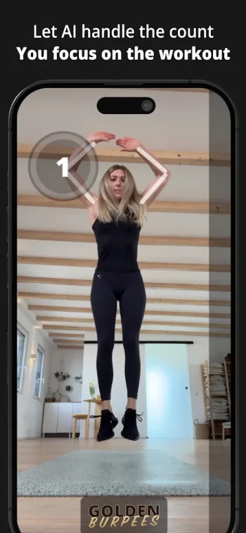 GOLDEN Burpees Tracker - скриншот 1