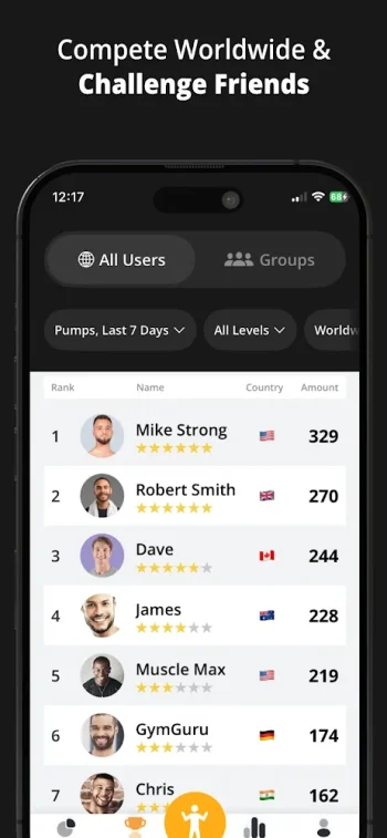 GOLDEN Burpees Tracker - скриншот 4