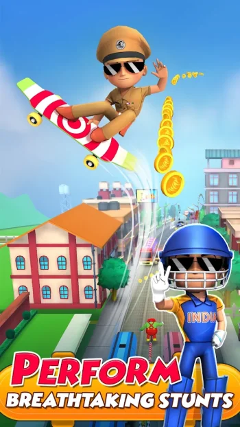 Little Singham Super Skater - скриншот 4