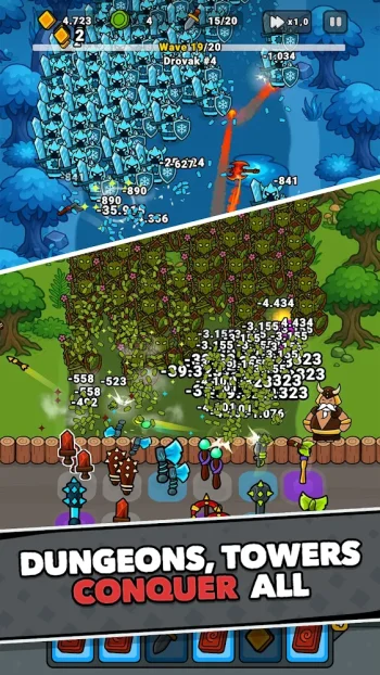 Lucky Forge: Idle TD Game - скриншот 4
