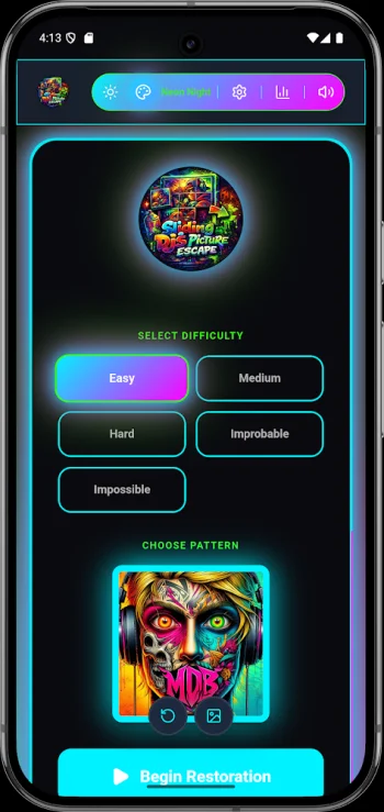 Sliding Picture Puzzle Escape - скриншот 2