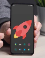 Black Pie - Icon Pack - скриншот 2